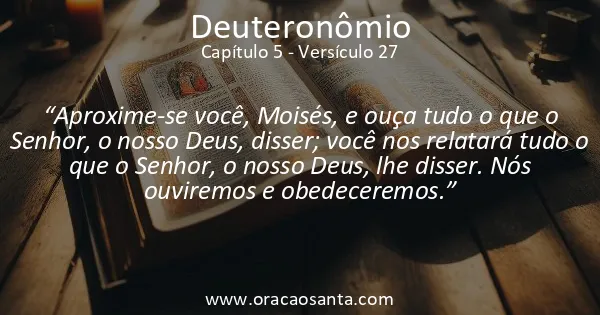 Deuteronômio 5:27