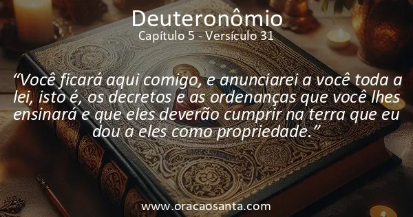Deuteronômio 5:31