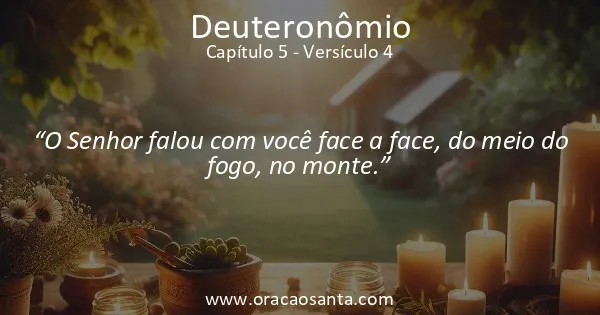 Deuteronômio 5:4