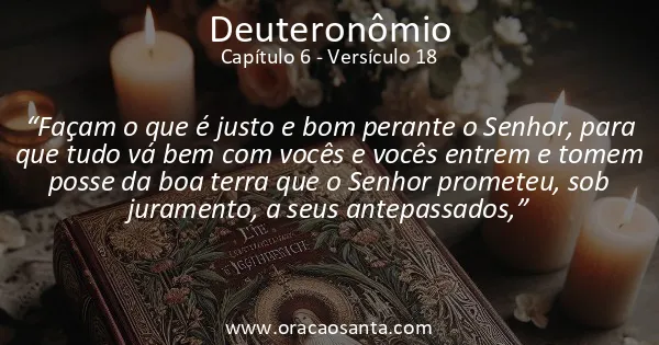 Deuteronômio 6:18