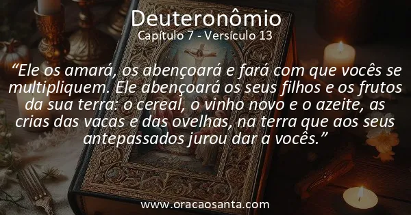 Deuteronômio 7:13
