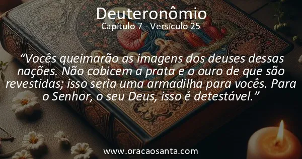 Deuteronômio 7:25