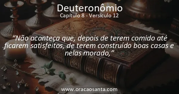 Deuteronômio 8:12