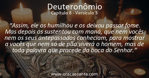 Deuteronômio 8:3