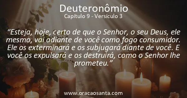 Deuteronômio 9:3