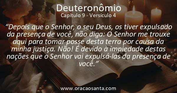 Deuteronômio 9:4