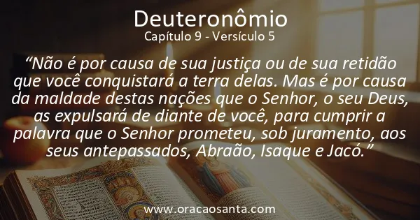 Deuteronômio 9:5
