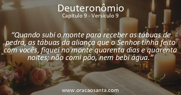 Deuteronômio 9:9