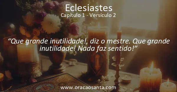 Eclesiastes 1:2