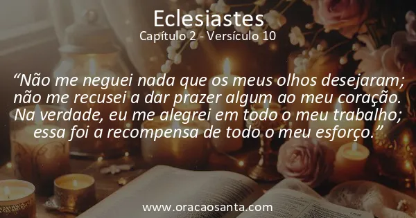 Eclesiastes 2:10