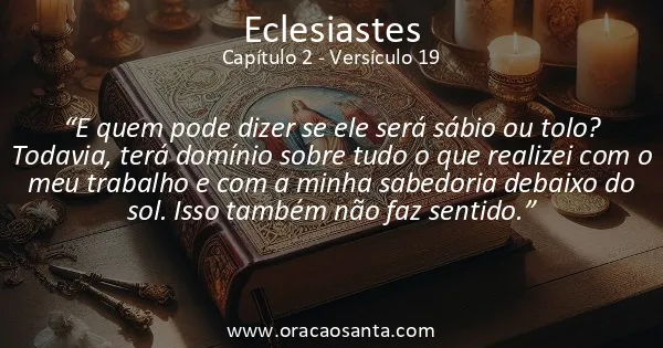 Eclesiastes 2:19