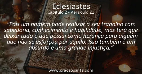 Eclesiastes 2:21