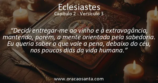 Eclesiastes 2:3