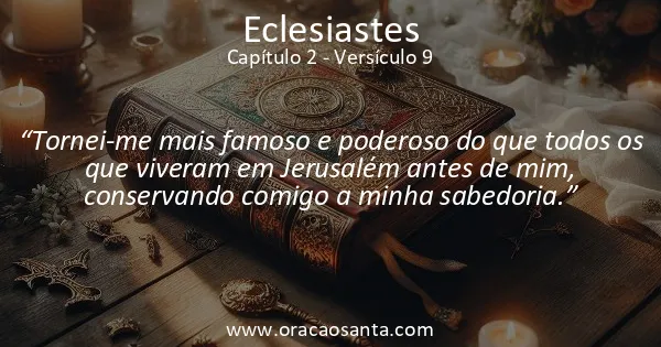 Eclesiastes 2:9