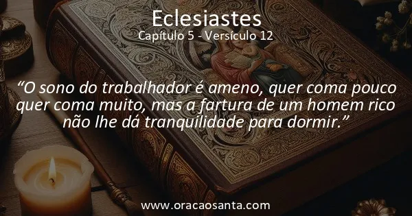 Eclesiastes 5:12