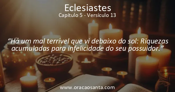 Eclesiastes 5:13