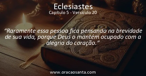 Eclesiastes 5:20
