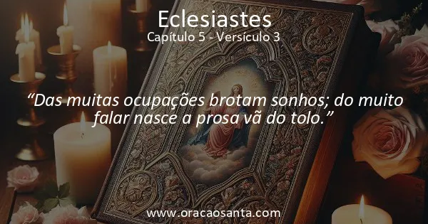 Eclesiastes 5:3
