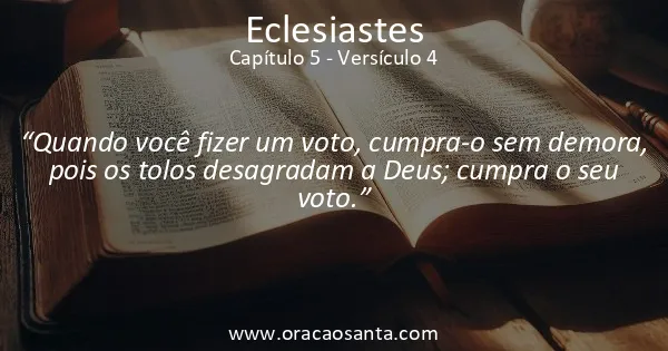 Eclesiastes 5:4