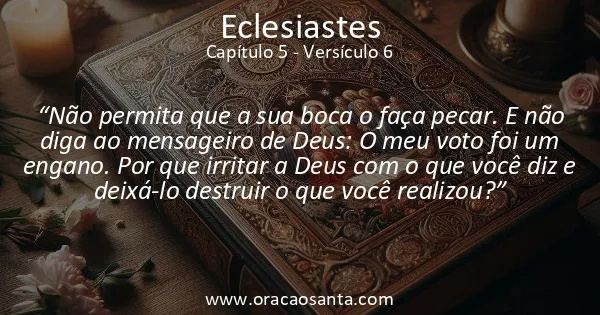 Eclesiastes 5:6