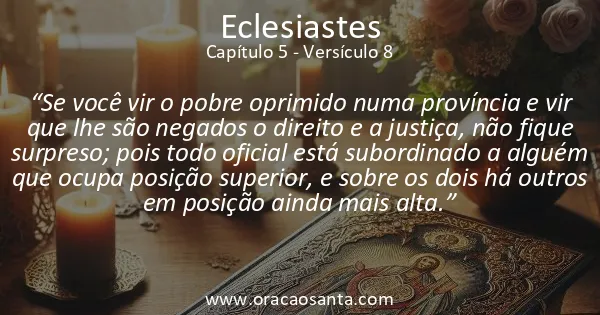 Eclesiastes 5:8