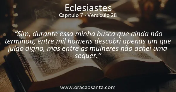 Eclesiastes 7:28