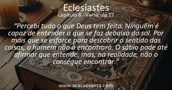 Eclesiastes 8:17