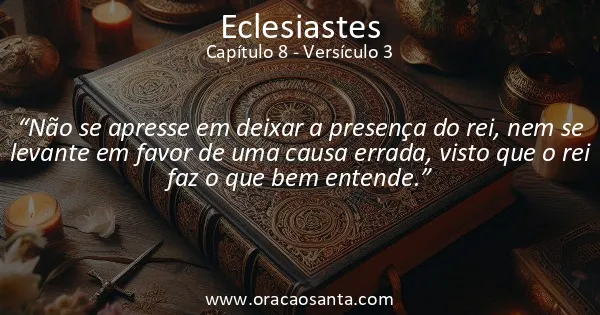 Eclesiastes 8:3