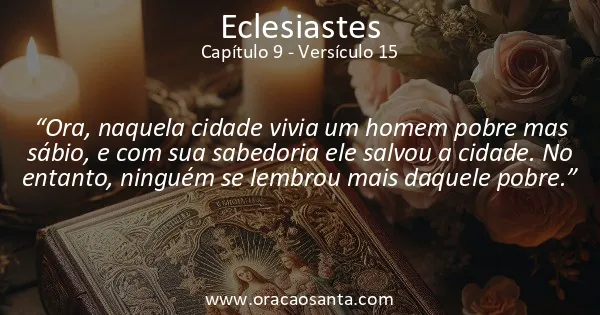 Eclesiastes 9:15