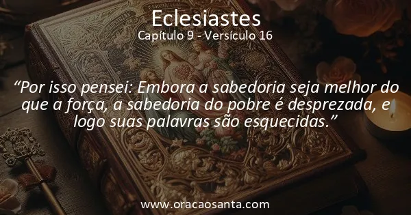 Eclesiastes 9:16