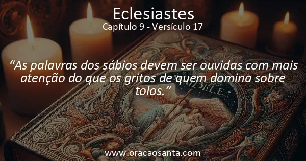 Eclesiastes 9:17