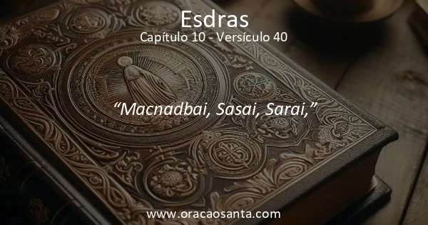 Esdras 10:40