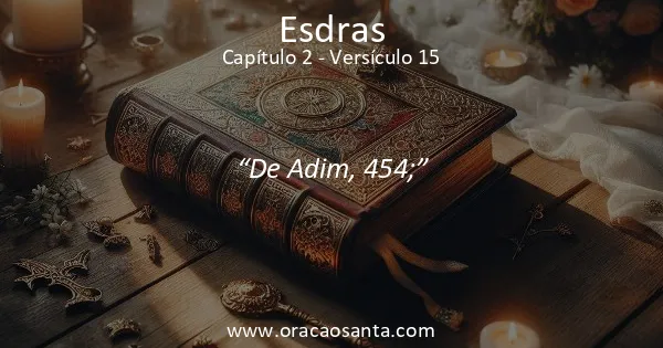 Esdras 2:15