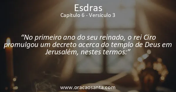 Esdras 6:3