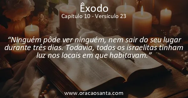 Êxodo 10:23
