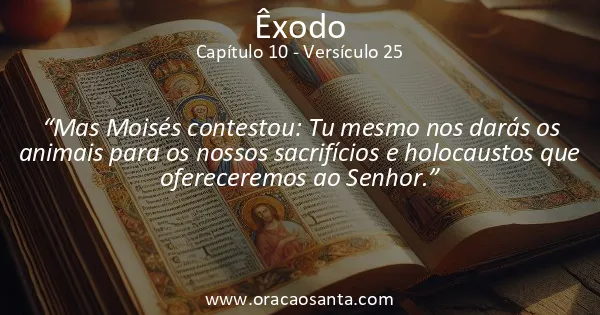 Êxodo 10:25