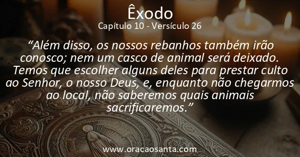 Êxodo 10:26