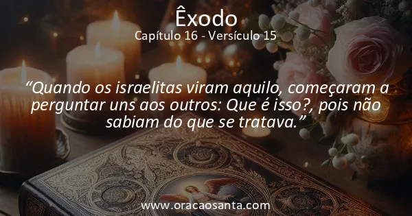 Êxodo 16:15