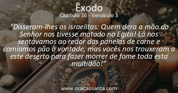 Êxodo 16:3