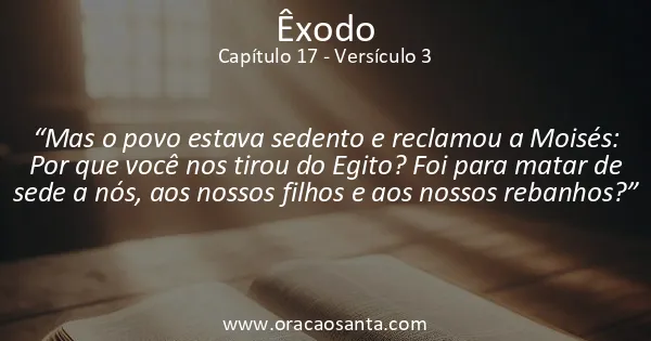 Êxodo 17:3