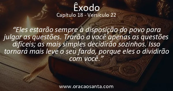Êxodo 18:22