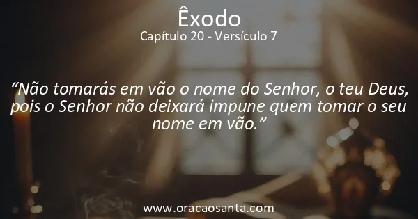 Êxodo 20:7
