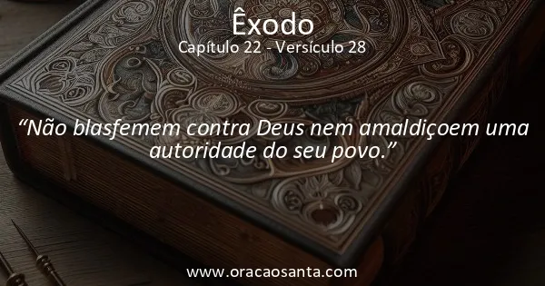 Êxodo 22:28