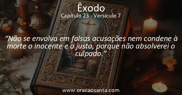 Êxodo 23:7