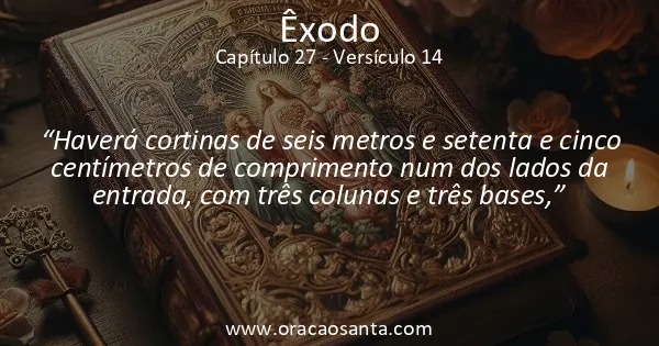 Êxodo 27:14