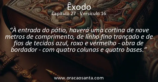 Êxodo 27:16