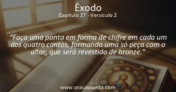 Êxodo 27:2