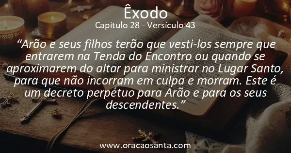 Êxodo 28:43