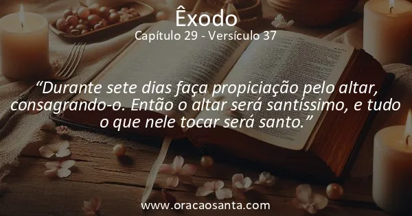 Êxodo 29:37
