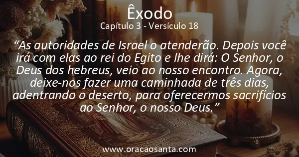 Êxodo 3:18